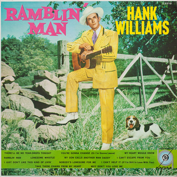 LP4520.Hank Williams ‎– Ramblin Man (Vinyl, 7", Single, 45 RPM)